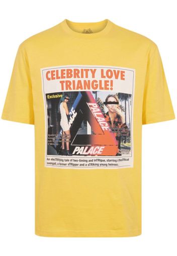 Palace T-shirt Love Triangle - Giallo