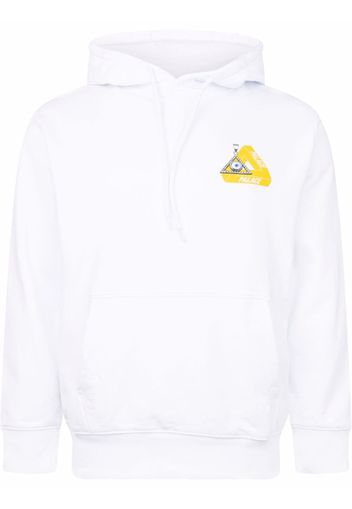 Palace Tri-Smiler print hoodie - Bianco