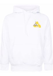 Palace Tri-Smiler print hoodie - Bianco