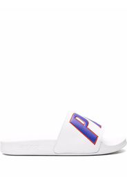 Palace Sandali slides con logo - Bianco