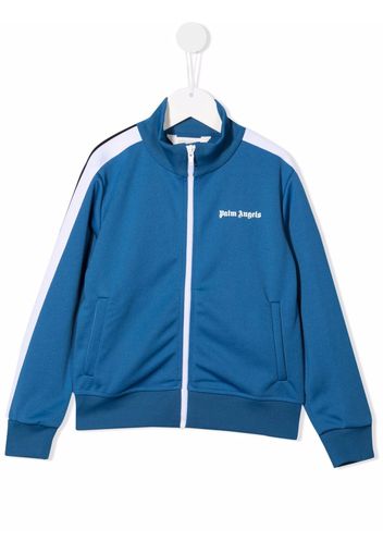 Palm Angels Kids Giacca sportiva con stampa - Blu