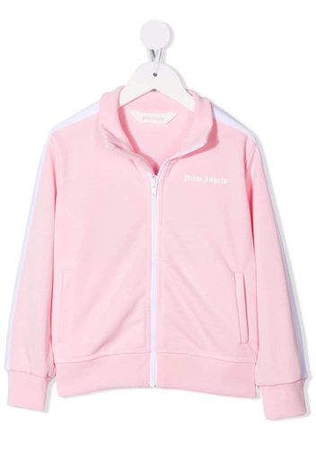 Palm Angels Kids PALM ANGELS TRACK JACKET PINK WHITE - Rosa