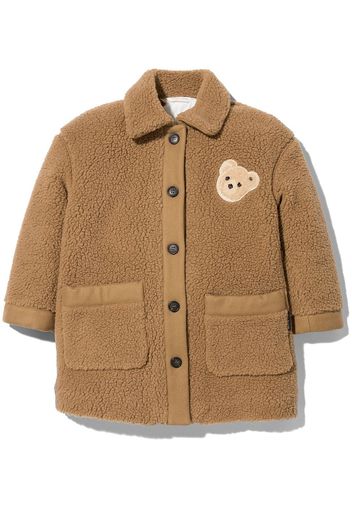 Palm Angels Kids PALM ANGELS BEAR COAT BROWN BROWN - Marrone