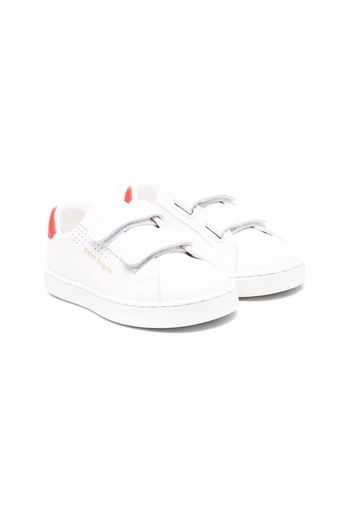 Palm Angels Kids front touch-strap sneakers - Bianco