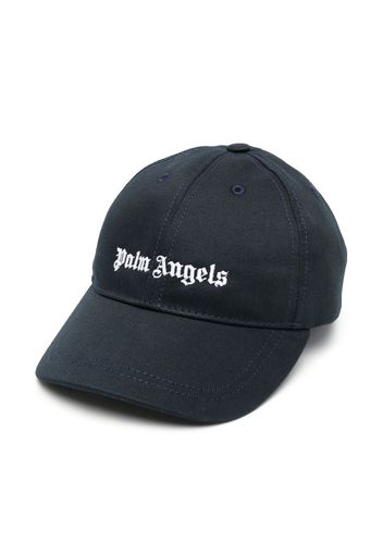 Palm Angels Kids logo-embroidered baseball cap - Blu