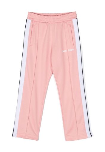 Palm Angels Kids side-stripe track pants - Rosa