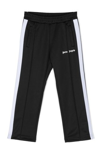 Palm Angels Kids logo-print track pants - Nero