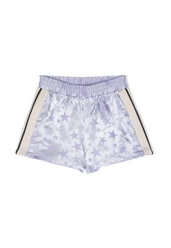 Palm Angels Kids star-print shorts - Viola