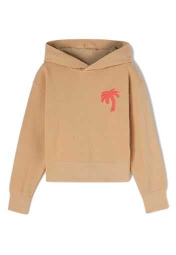 Palm Angels Kids Felpa con stampa camouflage - Toni neutri