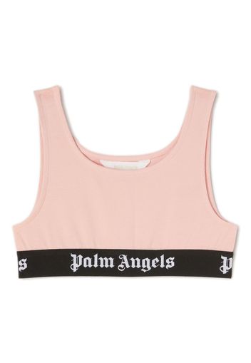 Palm Angels Kids Top con stampa - Rosa