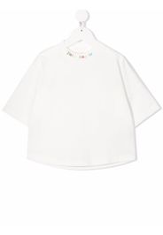 Palm Angels Kids T-shirt con stampa - Bianco