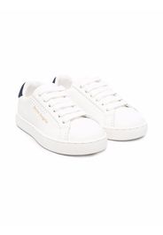 Palm Angels Kids NEW TENNIS SNEAKER CALF LEA WHITE NAVY B - 0146 WHITE NAVY BLUE