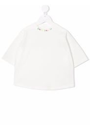Palm Angels Kids T-shirt con stampa - Bianco