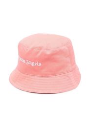 Palm Angels Kids embroidered-logo bucket hat - Rosa