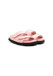 Palm Angels Kids Sandali slides con stampa - Rosa