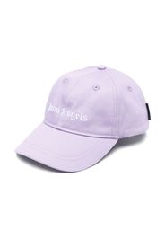 Palm Angels Kids logo-embroidered baseball cap - Viola