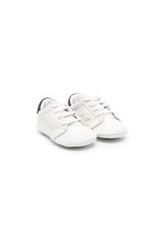 Palm Angels Kids slip-on leather sneakers - Bianco