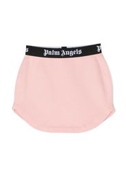 Palm Angels Kids logo-waistband track skirt - Rosa