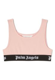 Palm Angels Kids Top con stampa - Rosa
