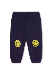 Palm Angels Kids Pantaloni sportivi con stampa - Blu