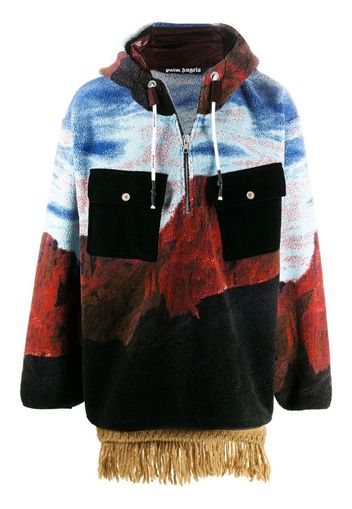 CANYON PILE JACKET LIGHT BLUE MULTICOLO