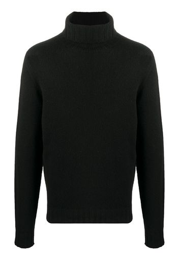 logo turtleneck jumper