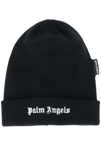 embroidered logo beanie hat