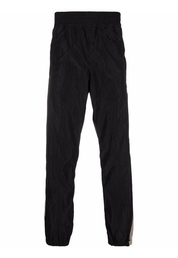 Palm Angels Pantaloni sportivi con applicazione - Nero