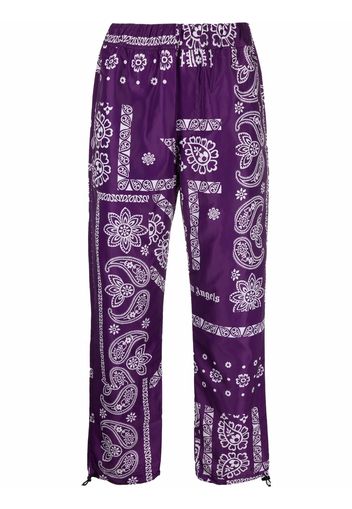 Palm Angels Pantaloni con stampa - Viola