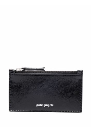 Palm Angels Portacarte con zip - Nero