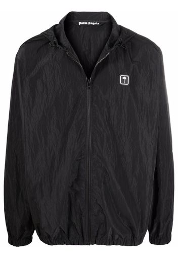 Palm Angels PXP WINDBREAKER BLACK WHITE - Nero