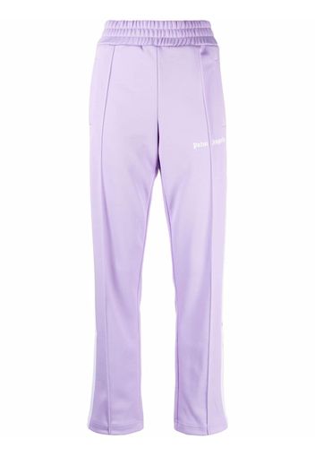 Palm Angels CLASSIC TRACK PANTS LILAC WHITE - Rosa