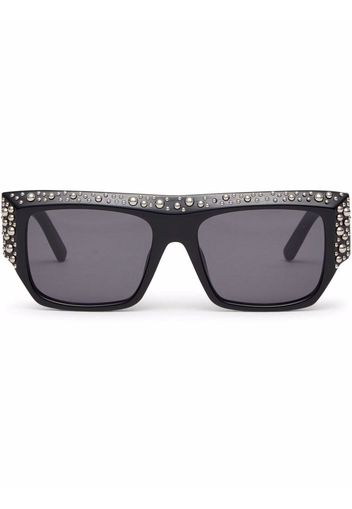 Palm Angels CASABLANCA SUNGLASSES BLACK DARK GREY - Grigio