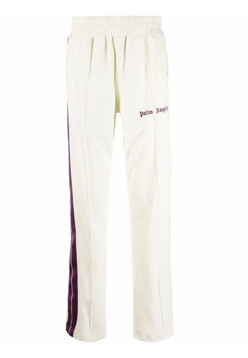 Palm Angels logo-print track pants - Toni neutri