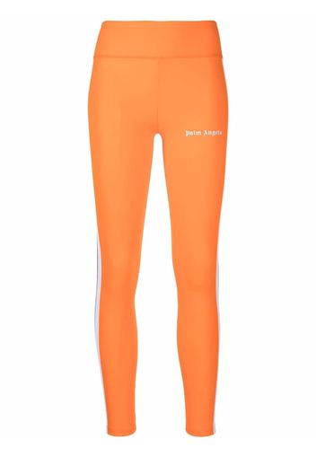 Palm Angels Leggings sportivi a vita alta - Arancione