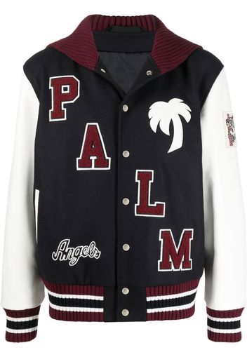 Palm Angels Giacca varsity con logo - Blu