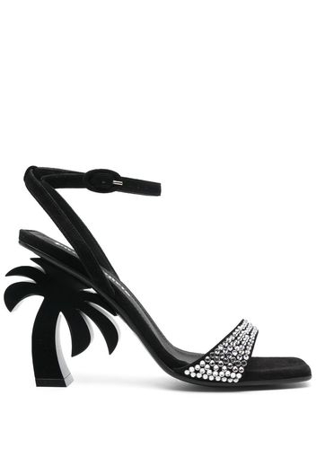 Palm Angels Palm Tree heel sandals - Nero