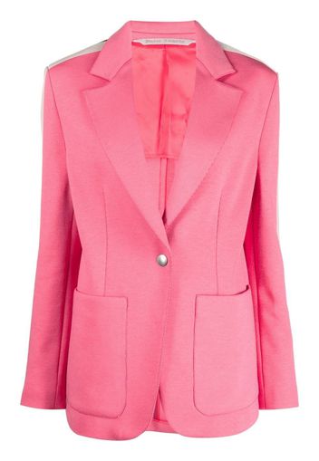 Palm Angels Blazer monopetto a righe - Rosa