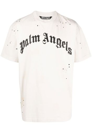 Palm Angels T-shirt con stampa - Bianco