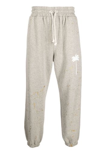 Palm Angels PXPPAINTED CLASSIC SWEATPANTS - Grigio