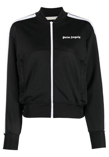 Palm Angels logo-print track jacket - Nero