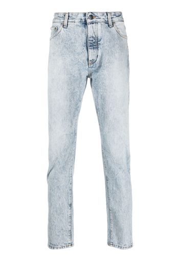 Palm Angels Jeans con stampa - LIGHT BLUE WHITE