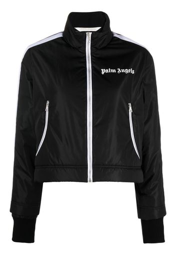 Palm Angels lightweight cropped puffer jacket - Nero