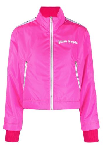 Palm Angels logo-print lightweight puffer - Rosa