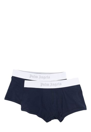 Palm Angels Boxer con banda logo - Blu