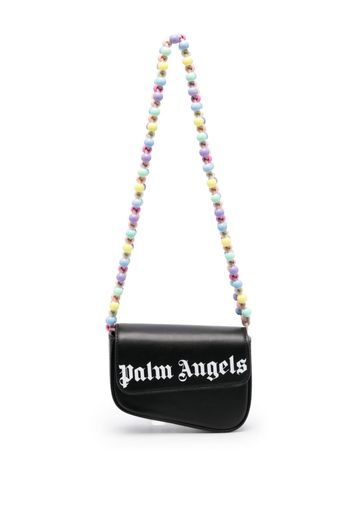 Palm Angels Crash bead-embellished shoulder bag - Nero