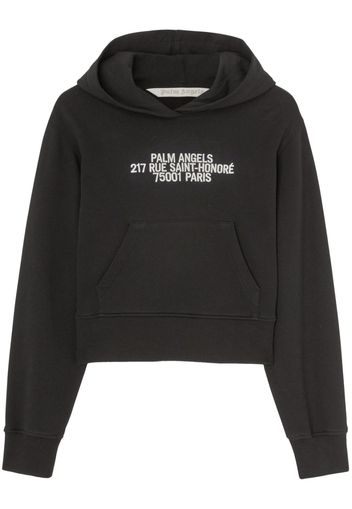 Palm Angels 75001 cotton hoodie - Nero