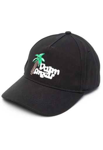 Palm Angels Sketchy logo-print baseball cap - Nero