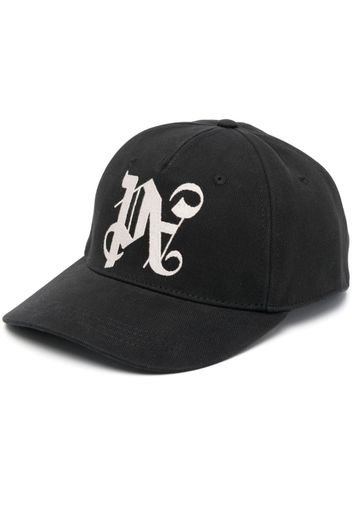 Palm Angels PA MONOGRAM CAP - BLACK OFF WHITE