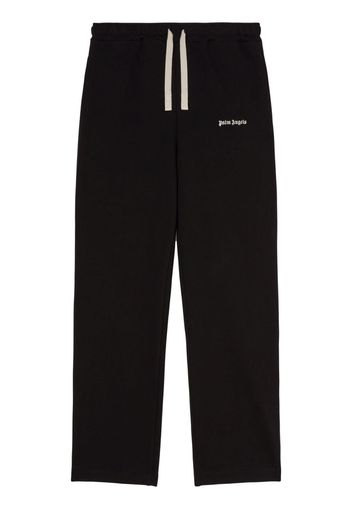 Palm Angels Pantaloni sportivi con ricamo - Nero